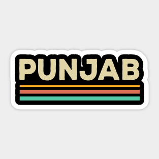 PUNJAB STATE NAME - BORN IN PUNJAB Sticker